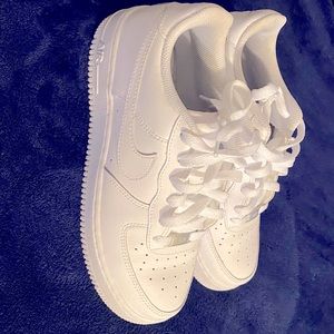 White Air Force 1's